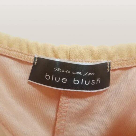 Blue Blush Strapless Peach Sherbert Orange Bodycon Dress New Years Eve Party - Picture 6 of 6